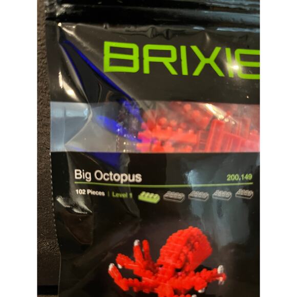Brixies Big Octopus 102 pieces building pieces- NIB - Picture 2 of 3
